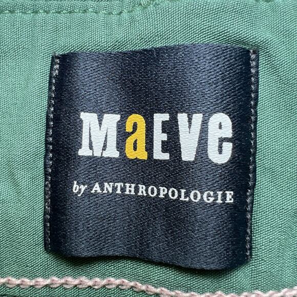 Maeve By Anthropologie The Colette Wide Leg Pants Size 33P - Picture 5 of 8